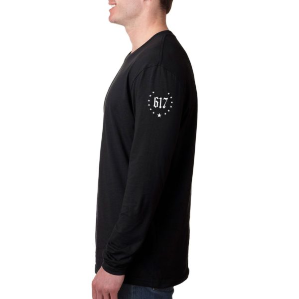 Men's Long Sleeve Black TShirt - Image 3