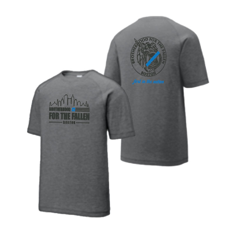 Sport-Tek Raglan First in Nation T-Shirt - Grey