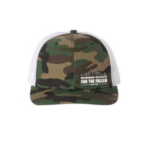 Camo/White Snapback Trucker Cap