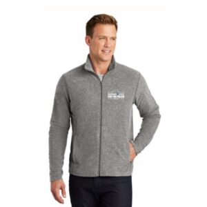 Heather Microfleece Full-Zip Jacket​