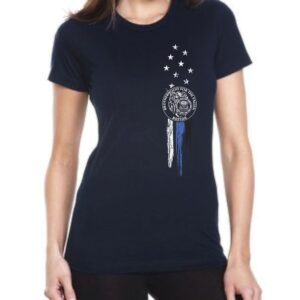 Women's BFTF Flag Shirt - Blue