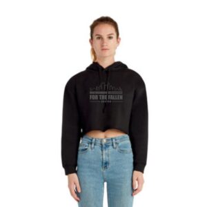 Ladies Cropped Fleece Hoodie